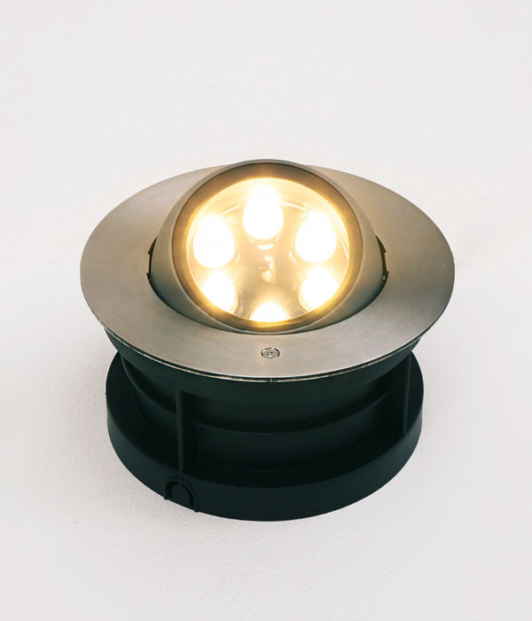 로테르 야외조명 외부조명 반회전 지중등 6W